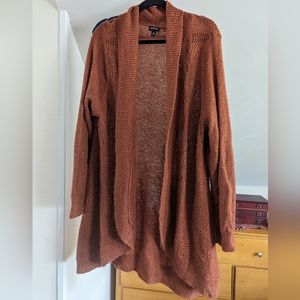 Torrid size 4 orange cardigan